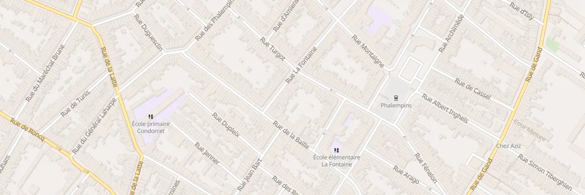 Plan du 18 Rue la Fontaine à Tourcoing