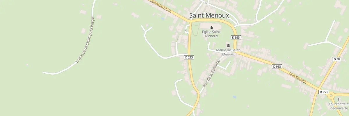 Plan du 8 Rue des Roses à Saint-Menoux