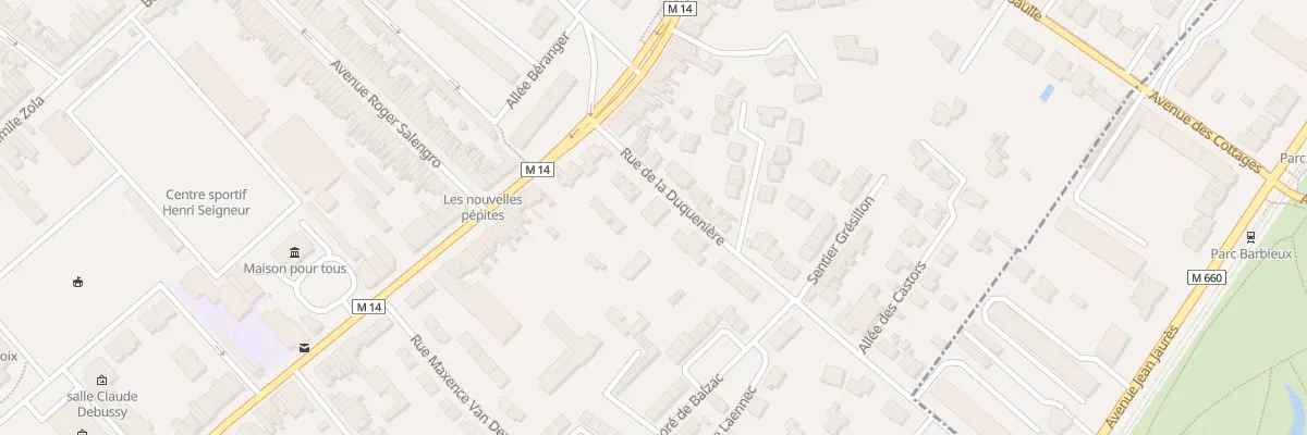 Plan du 2 Rue de la Duquenière à Croix
