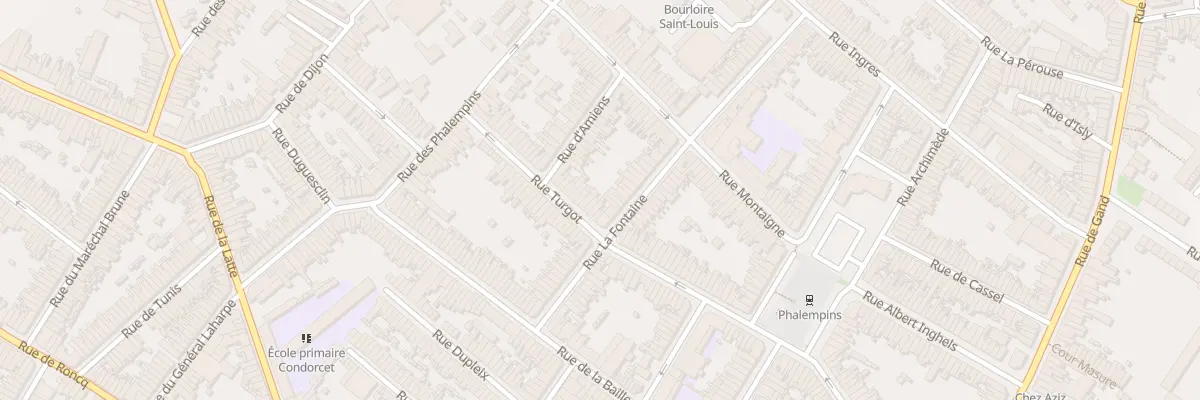 Plan du 56 Rue Turgot à Tourcoing