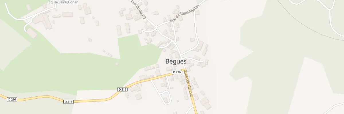 Plan du 7 Rue du Bourg à Bègues
