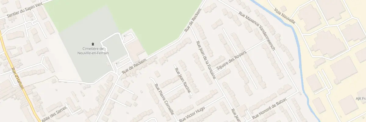 Plan du 1 Rue Jean Racine à Neuville-en-Ferrain