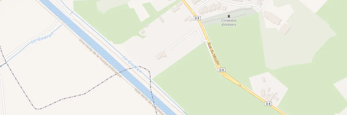 Plan du 294 Rue du Moulin à Anhiers