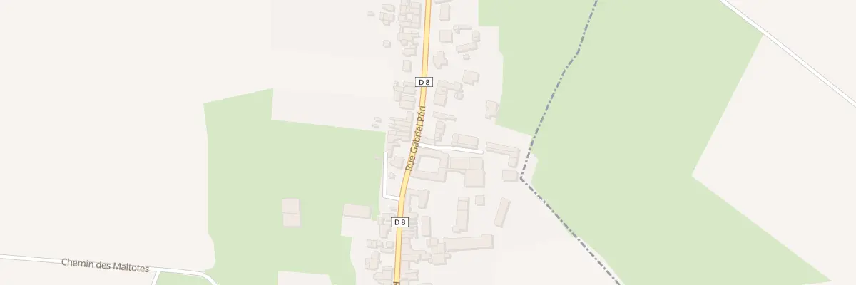 Plan du 233 Rue Gabriel Peri à Anhiers