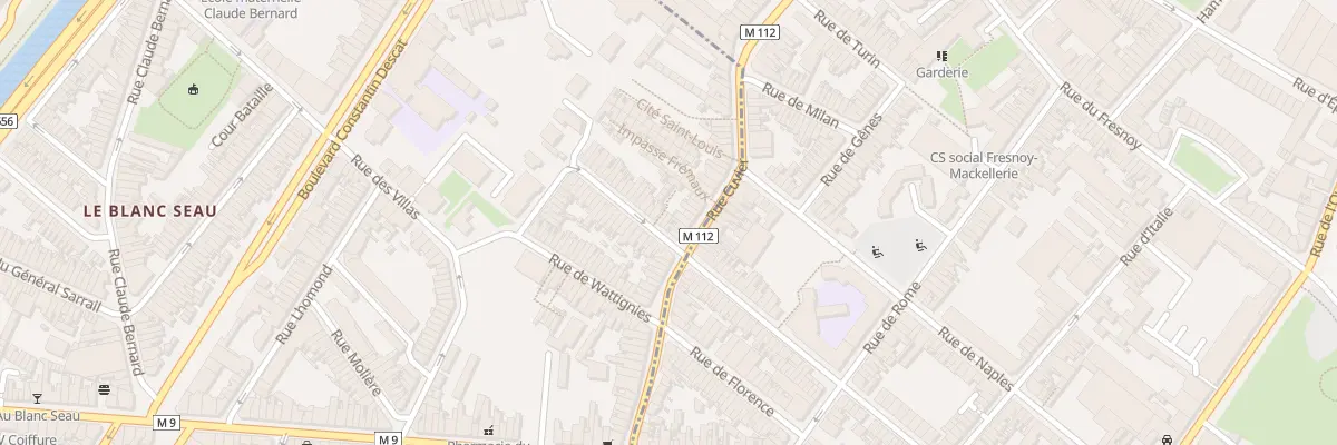 Plan du 2 Rue Solferino à Tourcoing