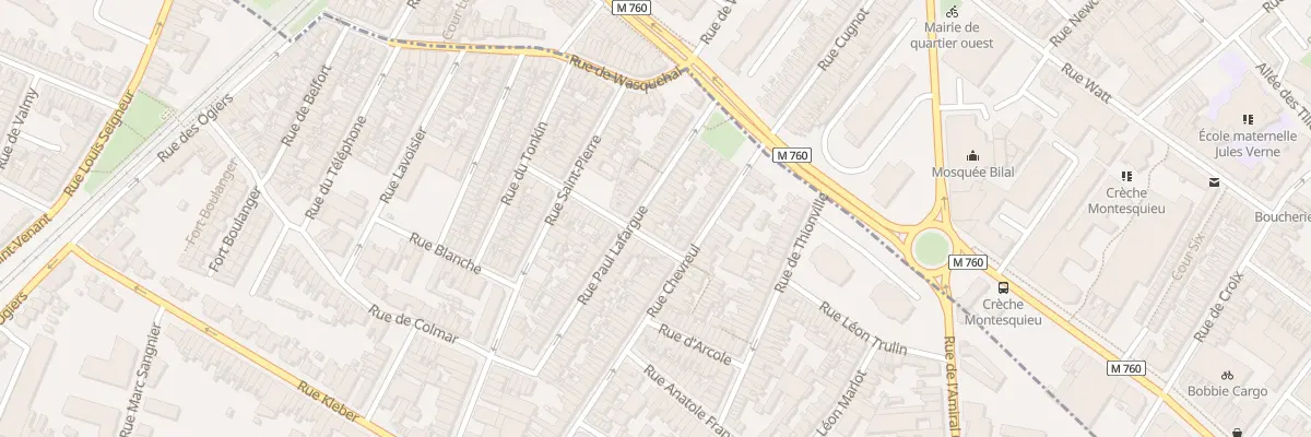 Plan du 56 Rue Paul Lafargue à Croix