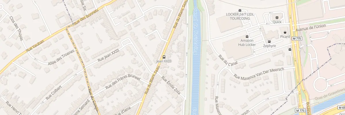 Plan du 183 Rue du Blanc Seau à Tourcoing