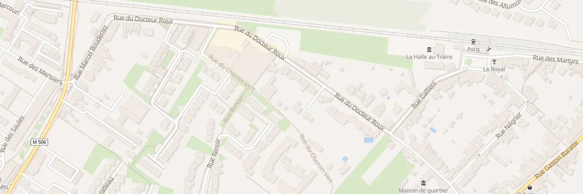 Plan du 22B Rue du Docteur Roux à Villeneuve-d’Ascq