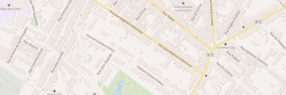 Plan du 51 Rue J B Delescluse à Croix