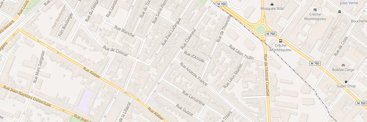 Plan du 98 Rue Anatole France à Croix