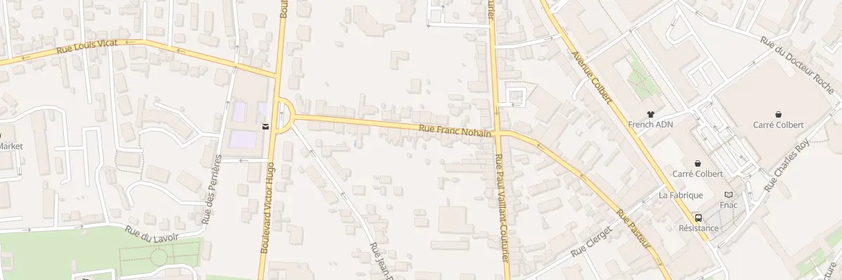 Plan du 11 Rue Franc Nohain à Nevers