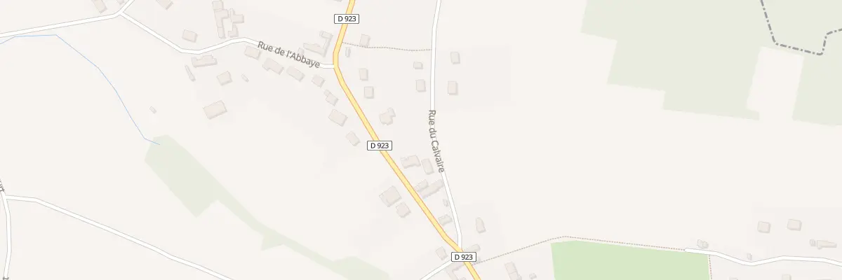 Plan du 9001 Rue du Calvaire à Commenchon