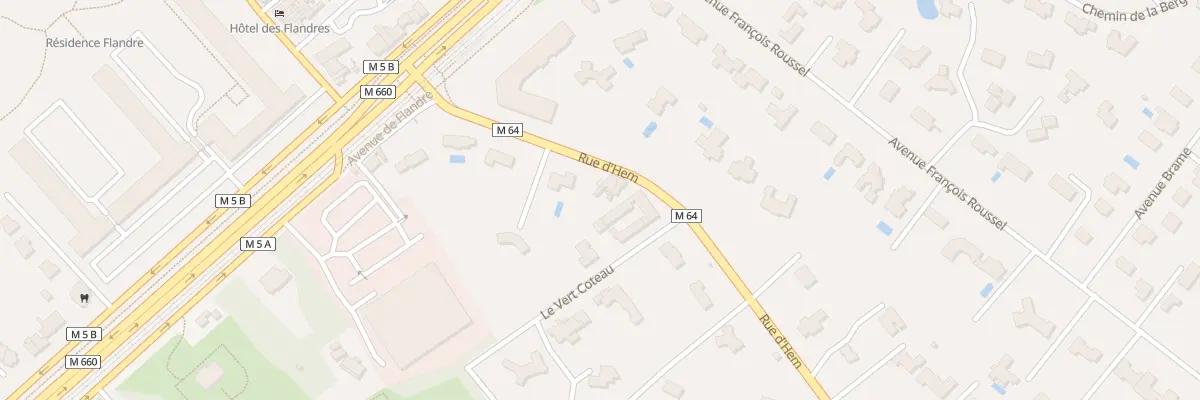 Plan du 14 Rue d’Hem à Croix