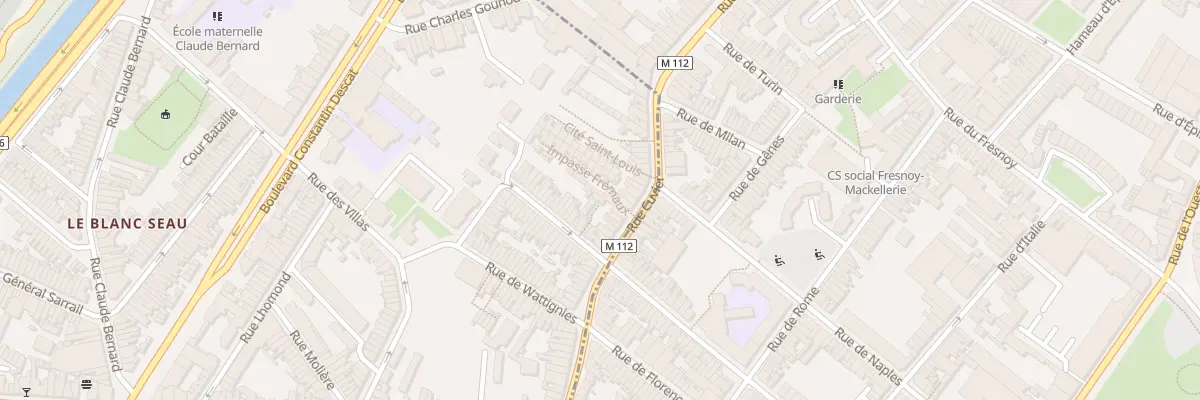 Plan du 3 Vc Delcroix 4b Rue Solferino à Tourcoing
