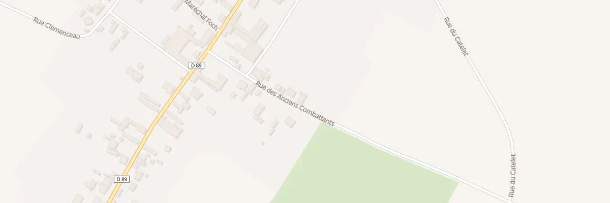 Plan du 11 Rue des Anciens Combattants à Villers-Guislain