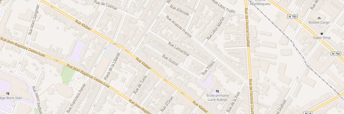 Plan du 34 Rue Guizot à Croix