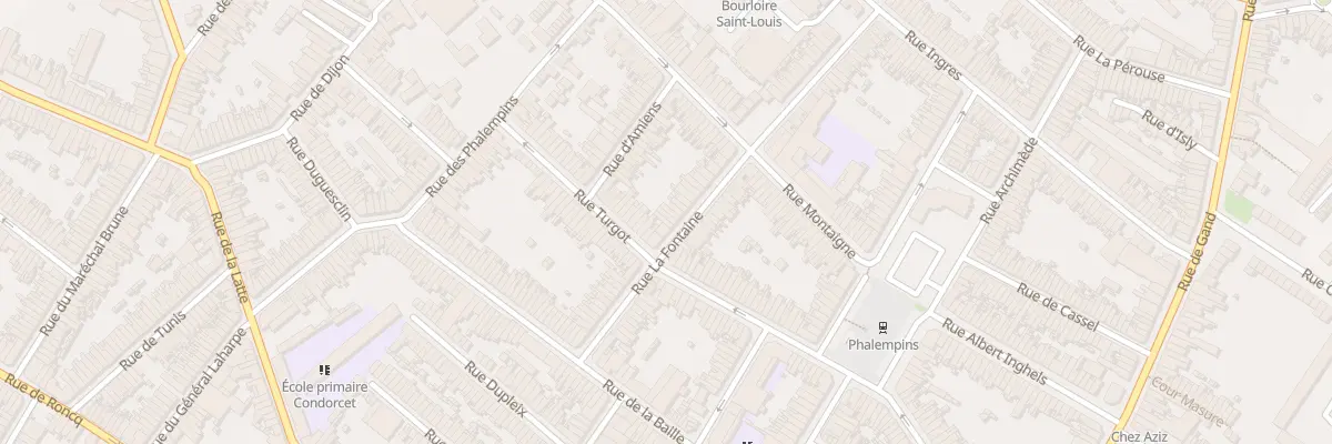 Plan du 31 Rue la Fontaine à Tourcoing