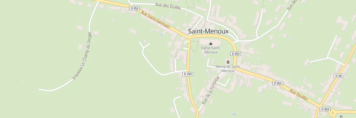 Plan du 3 Rue des Granges à Saint-Menoux