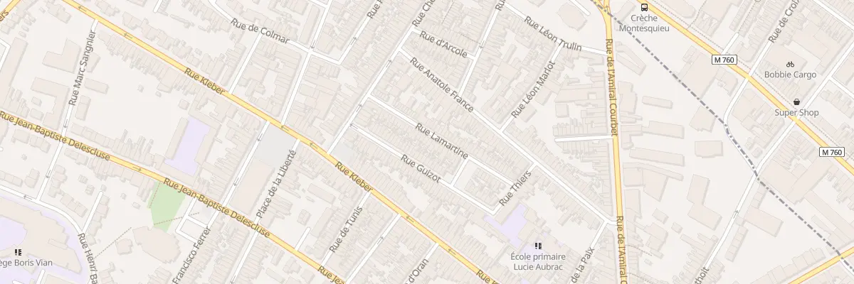 Plan du 35 Rue Lamartine à Croix