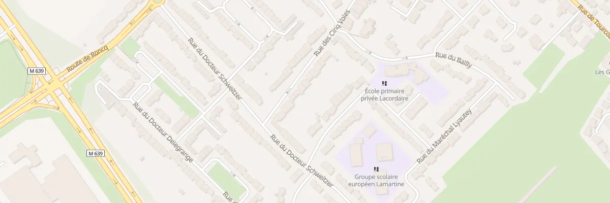 Plan du 91 Rue des Cinq Voies à Neuville-en-Ferrain