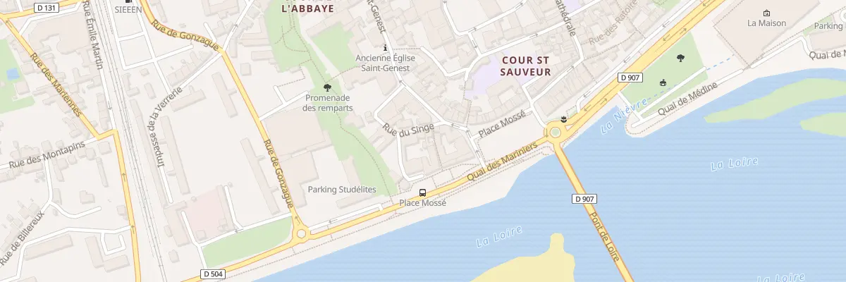 Plan du 4 Rue du Singe à Nevers