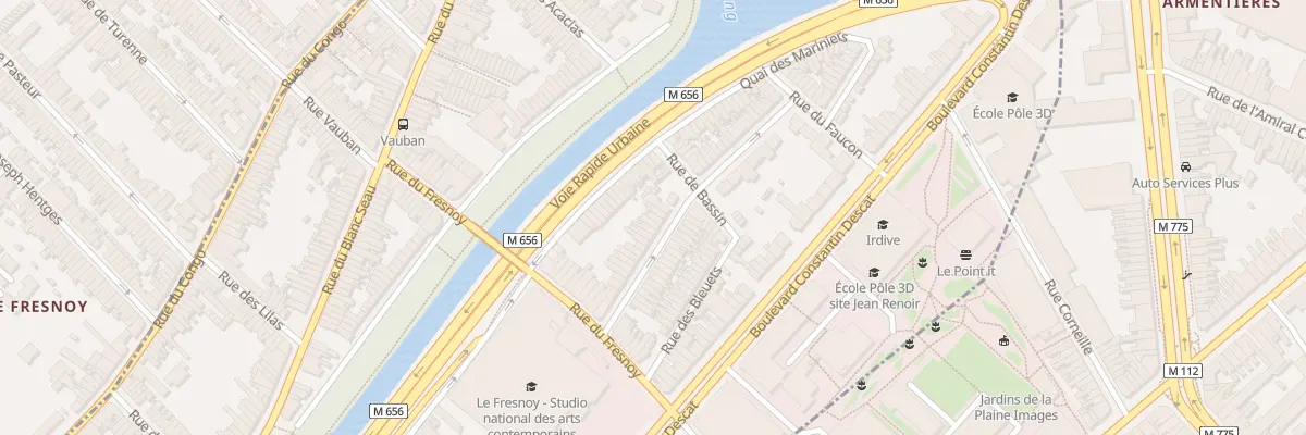 Plan du 40 Rue Kléber à Tourcoing