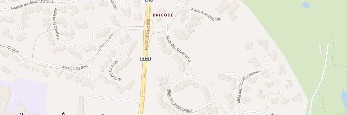 Plan du 10 All des Arbrisseaux à Villeneuve-d’Ascq