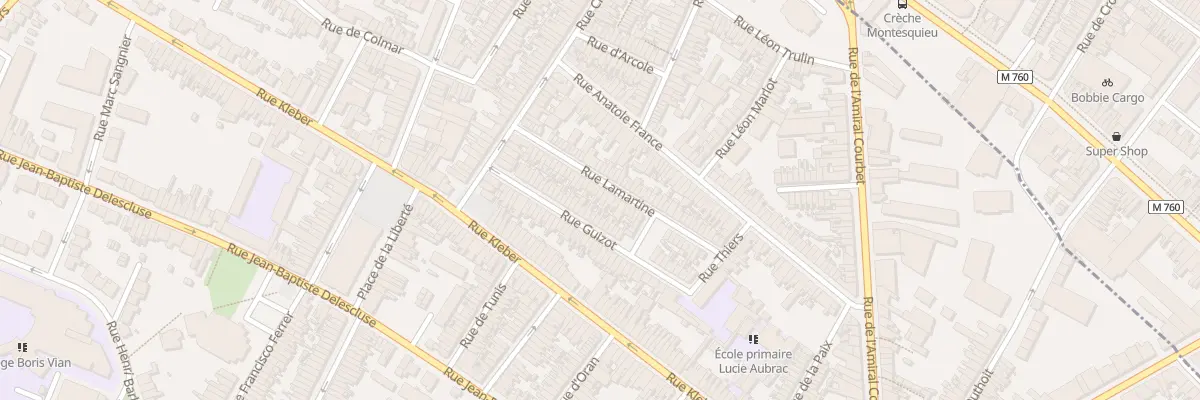 Plan du 33 Rue Lamartine à Croix