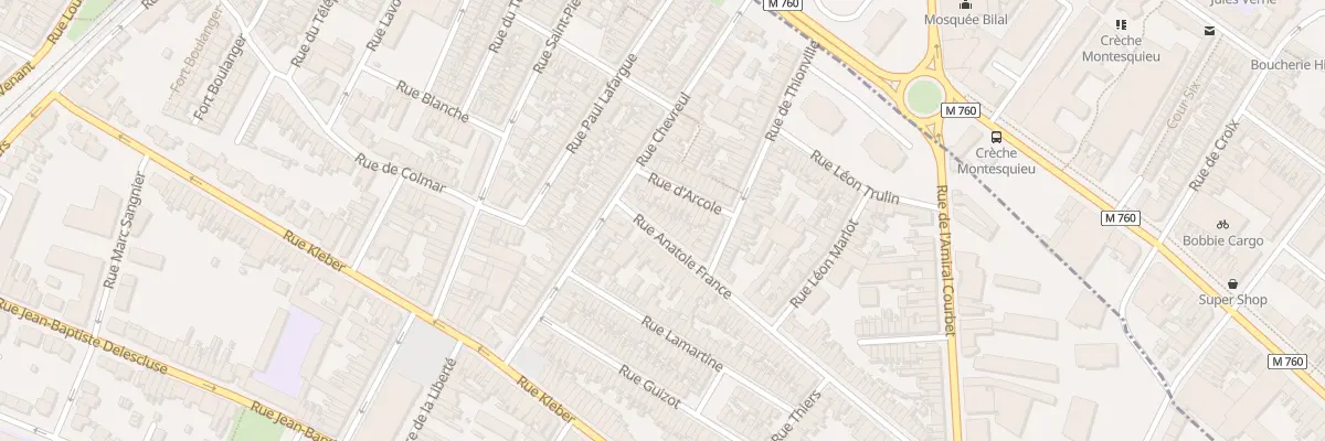 Plan du 92 Rue Anatole France à Croix