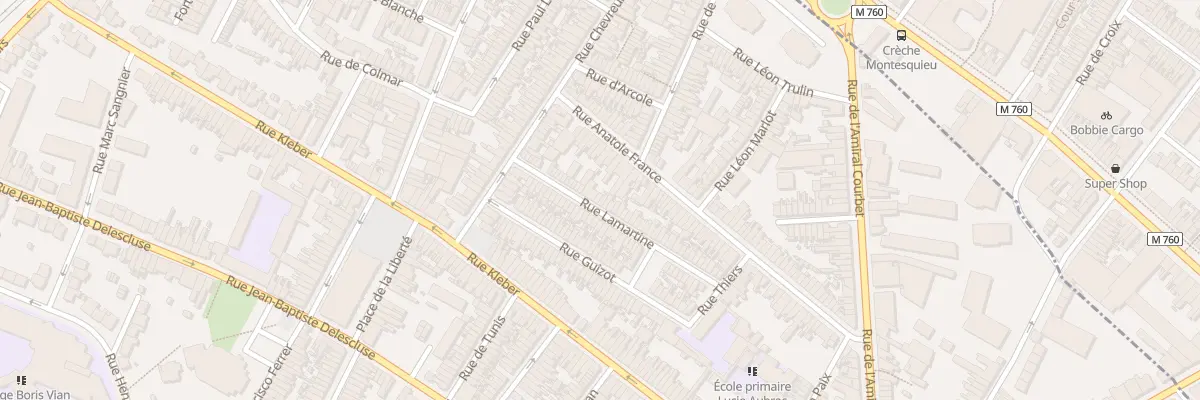 Plan du 52 Rue Lamartine à Croix