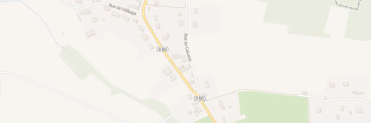 Plan du 1 Rue du Calvaire à Commenchon