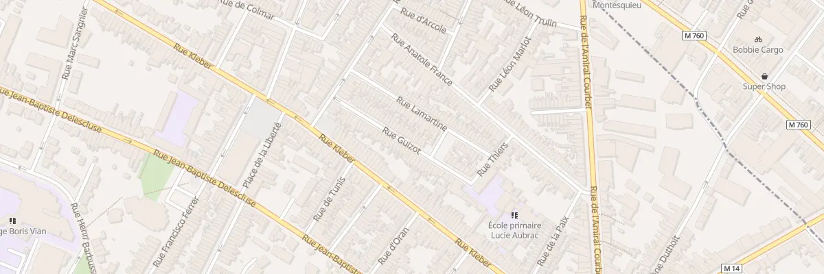 Plan du 30 Rue Guizot à Croix