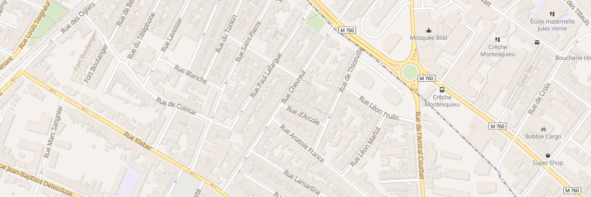 Plan du 34 Rue Chevreul à Croix