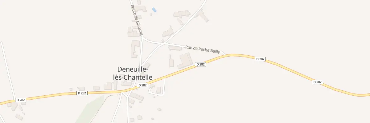 Plan du 2 Rue de Peche Bailly à Deneuille-lès-Chantelle