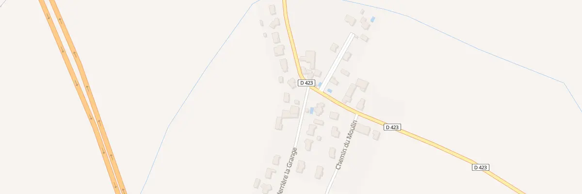 Plan du 2 Che Derrière la Grange à Pessat-Villeneuve