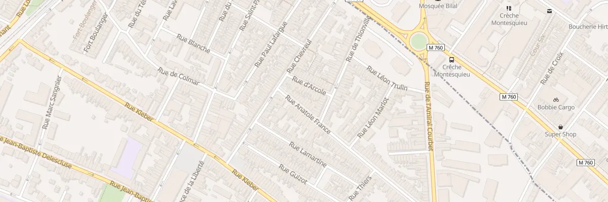 Plan du 88 Rue Anatole France à Croix