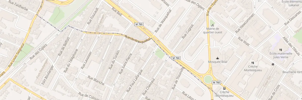 Plan du 83 Rue Paul Lafargue à Croix