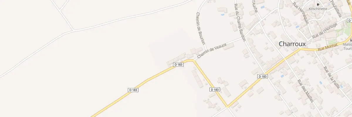 Plan du 12 Che de Veauce à Charroux