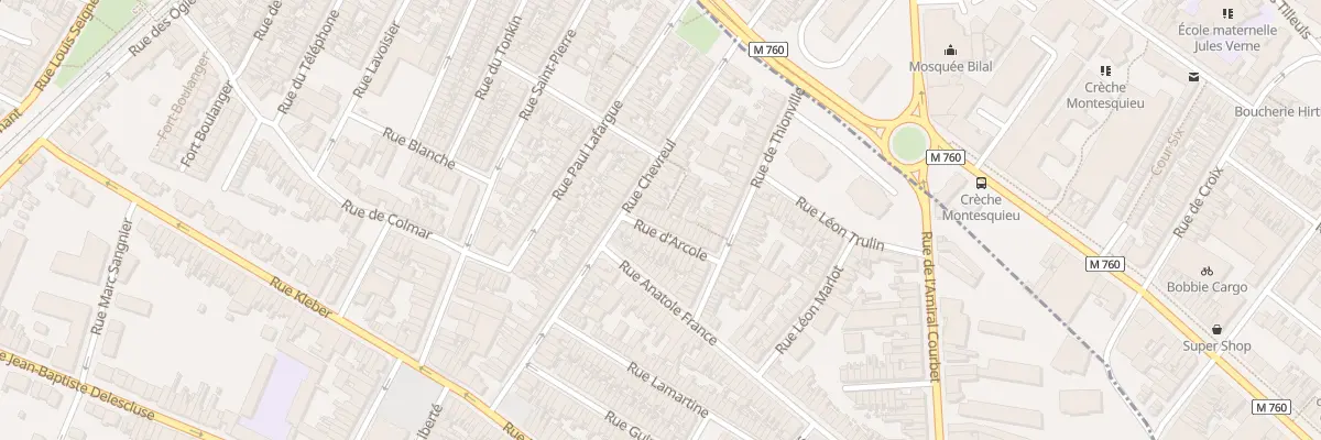 Plan du 20 Rue d’Arcole à Croix