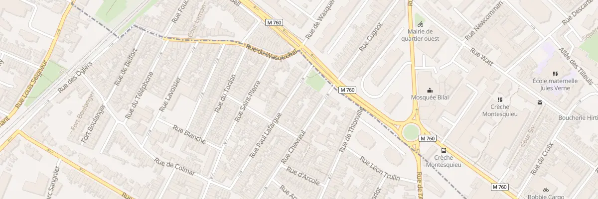 Plan du 72 Rue Paul Lafargue à Croix