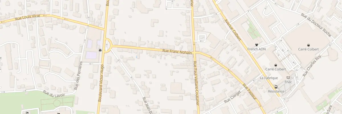 Plan du 7B Rue Franc Nohain à Nevers