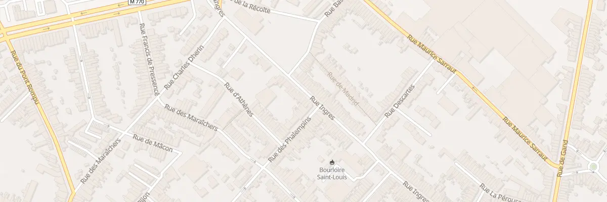 Plan du 161 Rue Ingres à Tourcoing