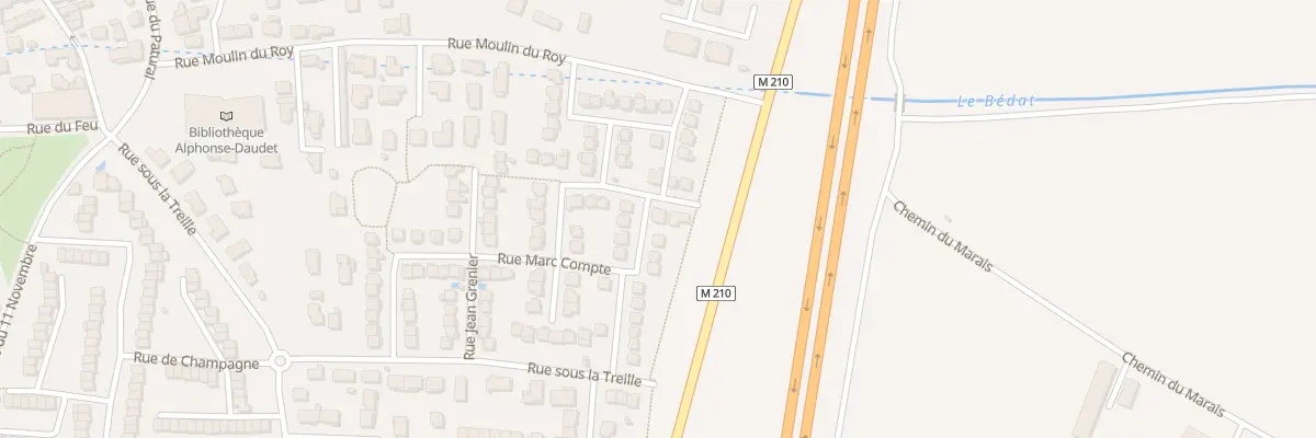 Plan du 20 Rue André Georges Onslow à Gerzat