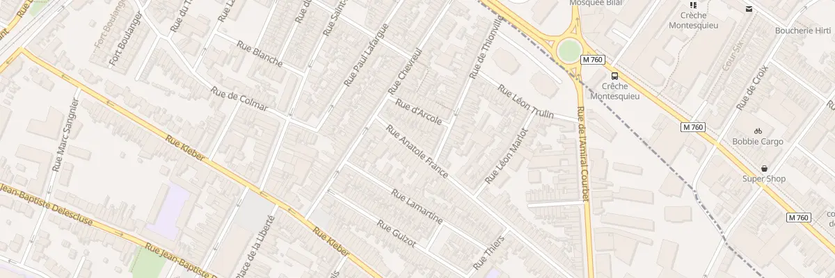 Plan du 84 Rue Anatole France à Croix