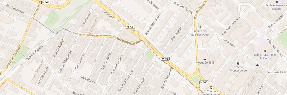 Plan du 89 Rue Paul Lafargue à Croix