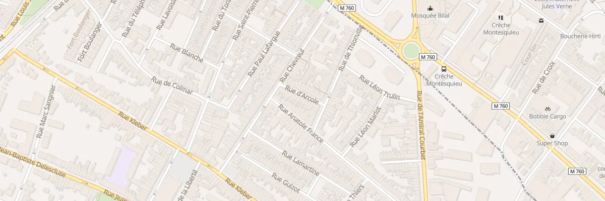 Plan du 9 Rue d’Arcole à Croix