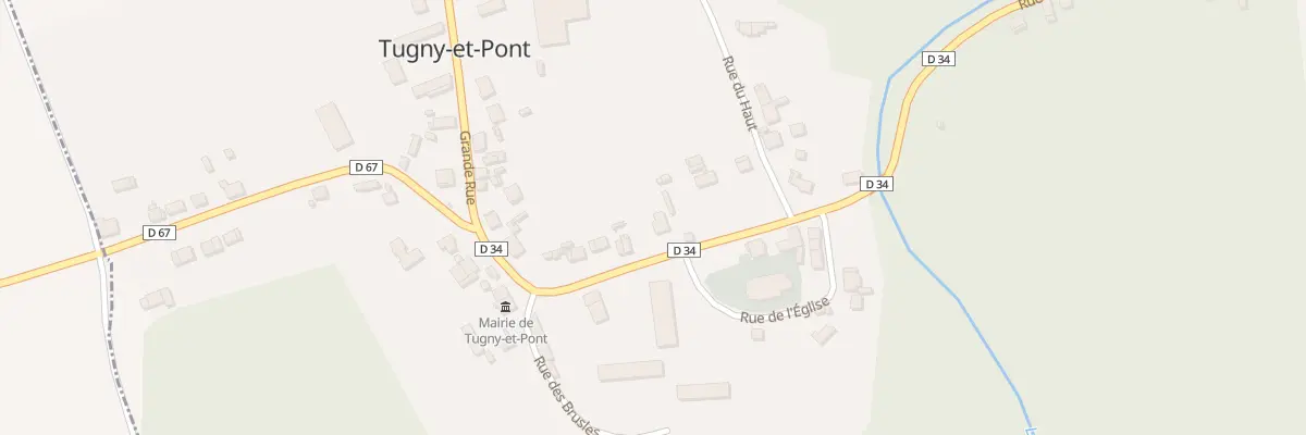Plan du 8 Gr Gde Rue à Tugny-et-Pont