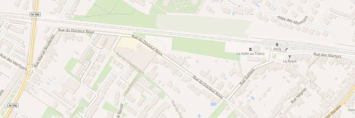 Plan du 1B Rue du Docteur Roux à Villeneuve-d’Ascq