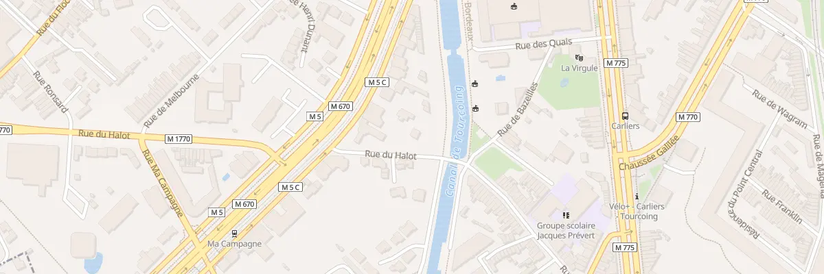 Plan du 66 Rue du Halot à Tourcoing