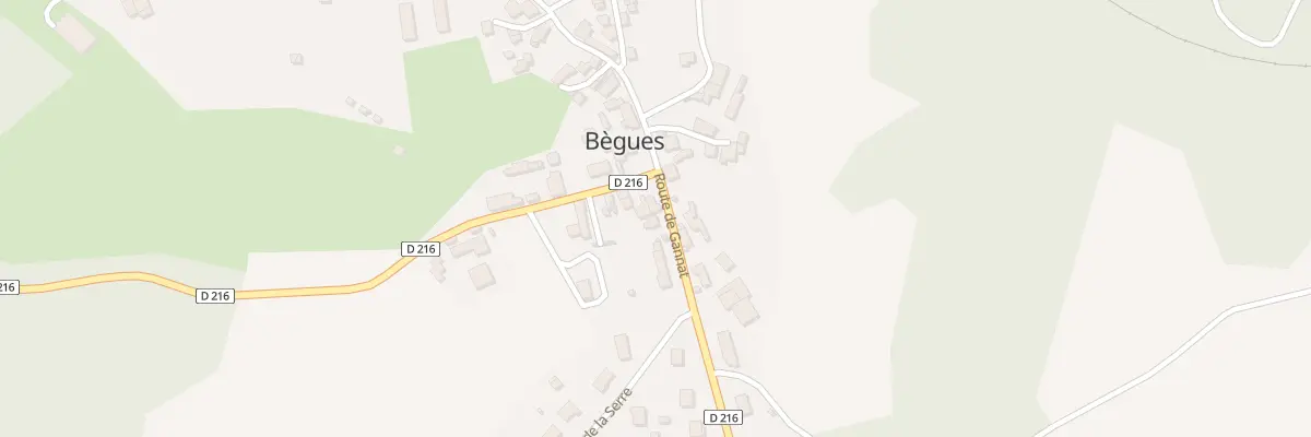 Plan du 4 Rte de Gannat à Bègues